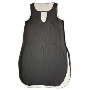 Bar III Sleeveless Black Dress Women’s Small – Keyhole Neck Black/White